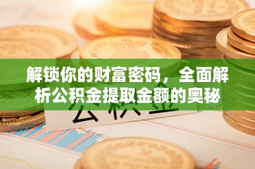 沭阳解锁你的财富密码，全面解析公积金提取金额的奥秘